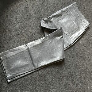 NYDJ faux leather skinny jeans